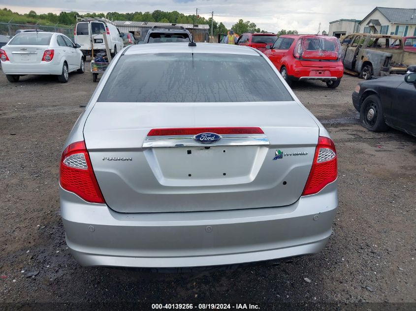 2011 Ford Fusion Hybrid VIN: 3FADP0L35BR316473 Lot: 40139256