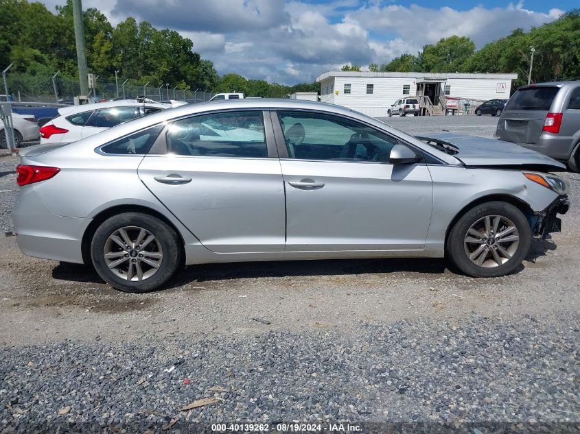 2016 Hyundai Sonata Se VIN: 5NPE24AF4GH334233 Lot: 40139262