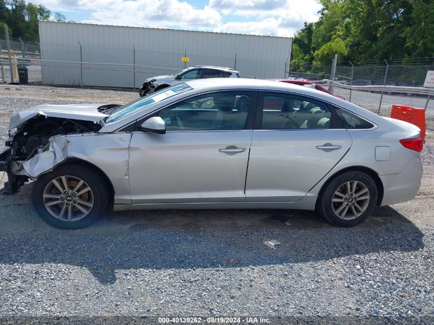 2016 Hyundai Sonata Se VIN: 5NPE24AF4GH334233 Lot: 40139262