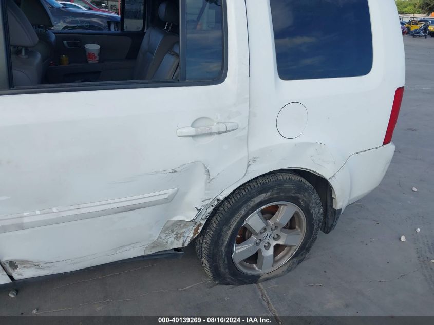 2010 Honda Pilot Ex-L VIN: 5FNYF3H51AB003883 Lot: 40139269