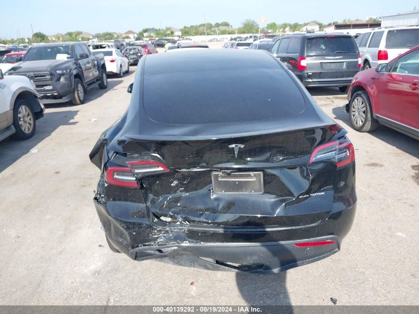 2023 Tesla Model Y Awd/Long Range Dual Motor All-Wheel Drive VIN: 7SAYGDEE8PA210478 Lot: 40139292