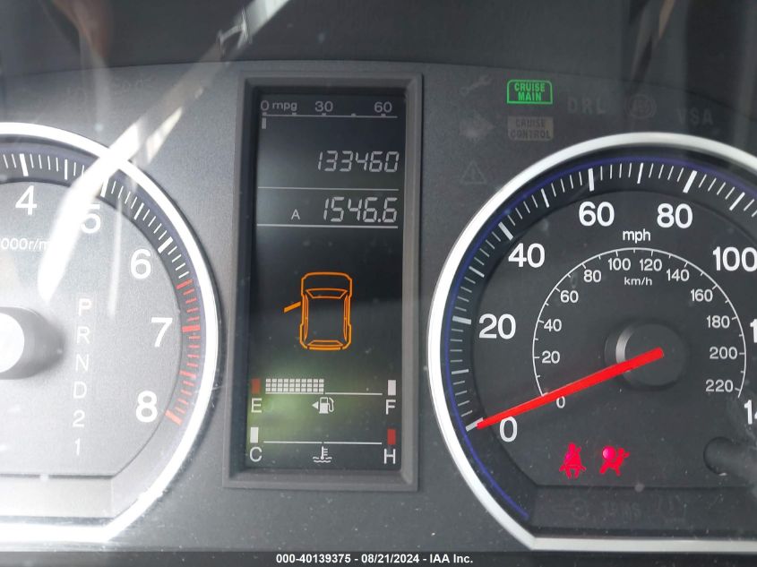 2009 Honda Cr-V Lx VIN: 5J6RE48349L020899 Lot: 40139375