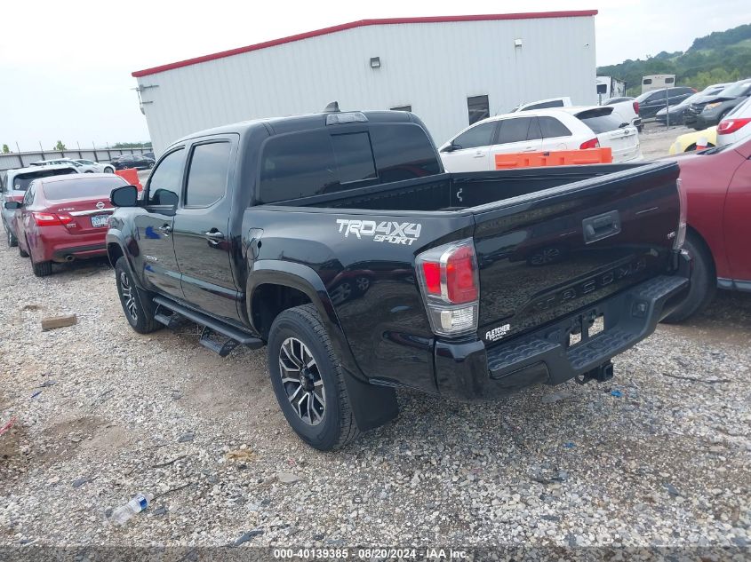 2020 Toyota Tacoma Double Cab/Sr/Sr5/Trd Sport/Trd Off Road/Trd Pro VIN: 3TMCZ5AN9LM313740 Lot: 40139385