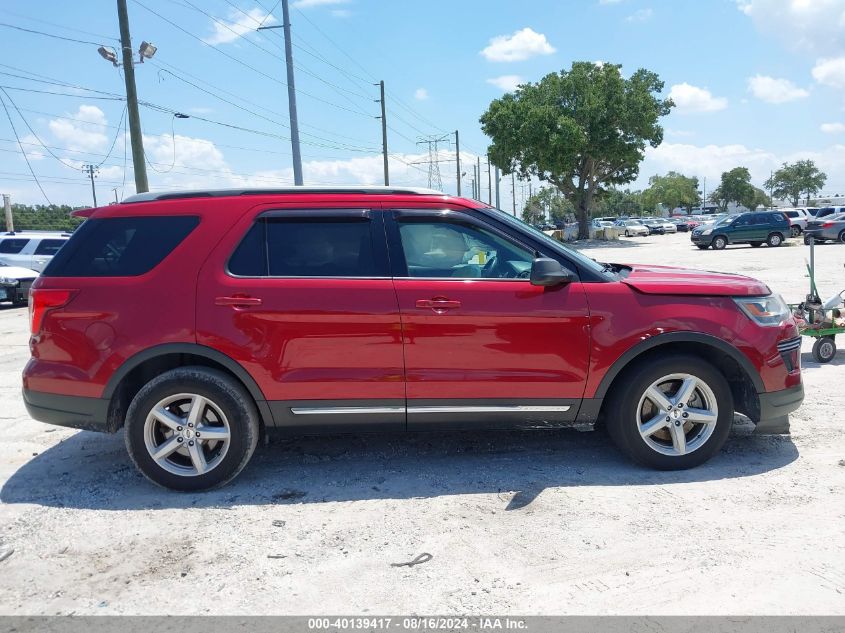 2018 Ford Explorer Xlt VIN: 1FM5K7D80JGA34257 Lot: 40139417