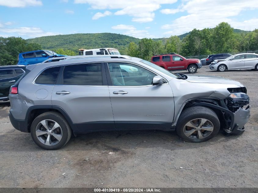 2021 Jeep Cherokee Limited 4X4 VIN: 1C4PJMDX8MD122484 Lot: 40139419