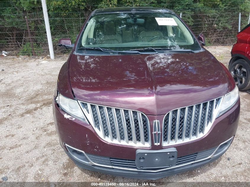 2011 Lincoln Mkx VIN: 2LMDJ8JK4BBJ24836 Lot: 40139450