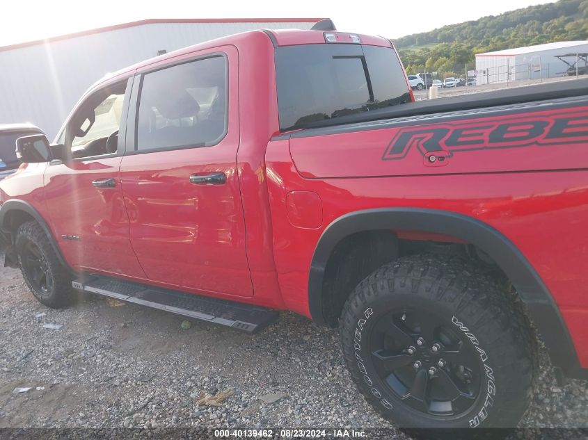 2023 Ram 1500 Rebel 4X4 5'7 Box VIN: 1C6SRFLT5PN619155 Lot: 40139462