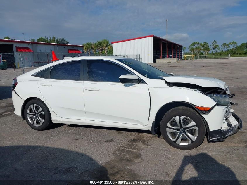 2018 Honda Civic Lx VIN: 19XFC2F51JE029399 Lot: 40139505