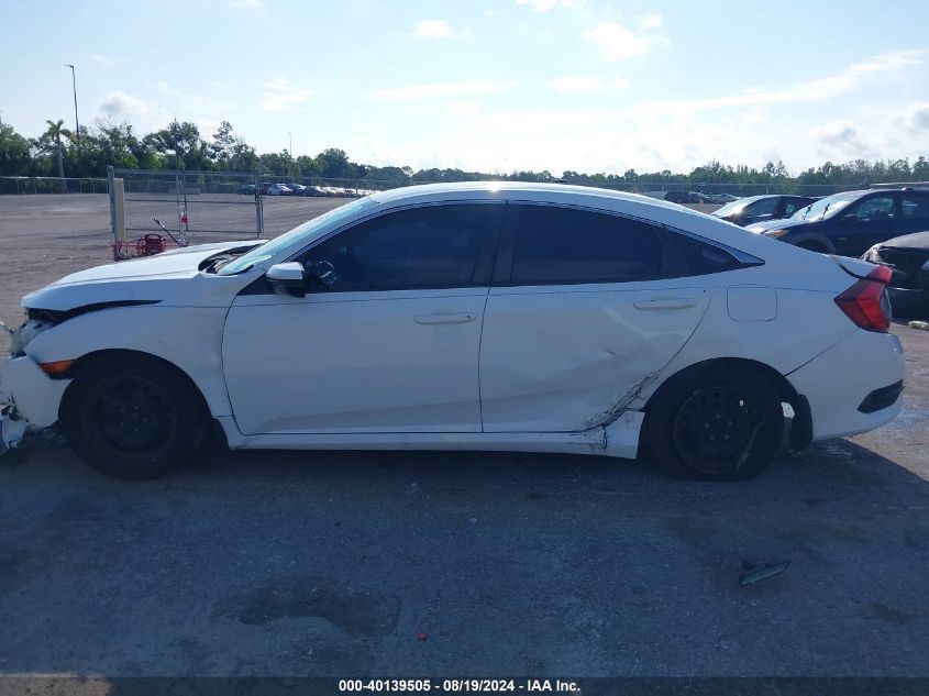 2018 Honda Civic Lx VIN: 19XFC2F51JE029399 Lot: 40139505