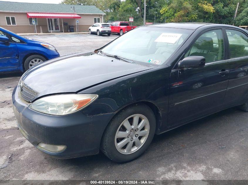 2004 Toyota Camry Xle VIN: 4T1BE30K24U289325 Lot: 40139524