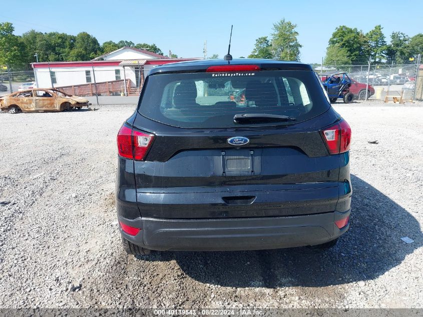 2019 Ford Escape S VIN: 1FMCU0F76KUA38460 Lot: 40139543