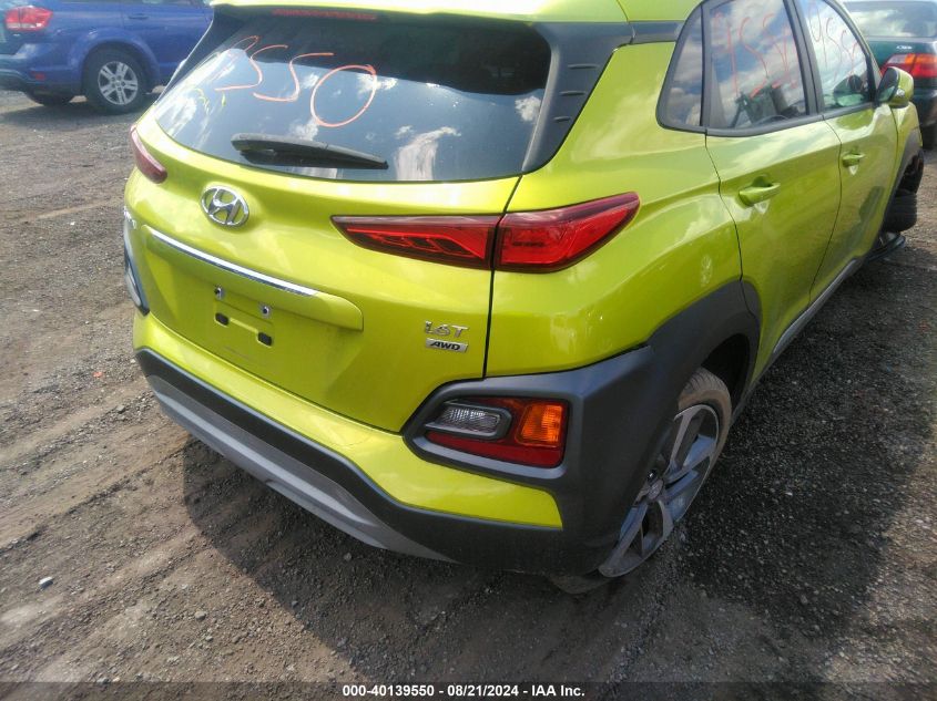 2020 Hyundai Kona Limited VIN: KM8K3CA55LU555269 Lot: 40139550