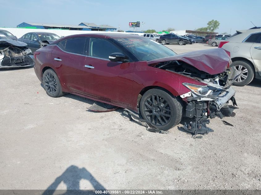 2017 Nissan Maxima 3.5 Sv VIN: 1N4AA6APXHC395434 Lot: 40139561