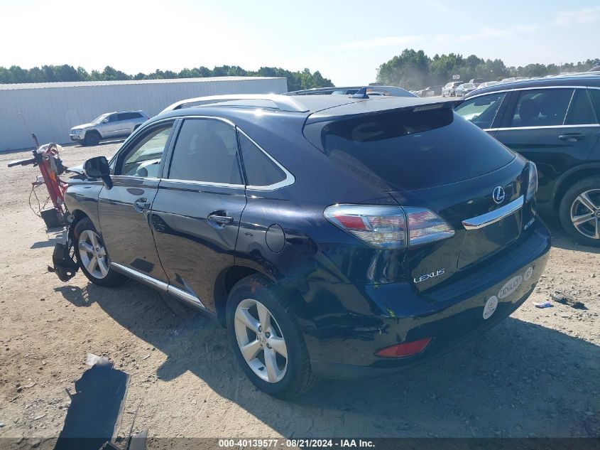 2010 Lexus Rx 350 VIN: 2T2BK1BAXAC026753 Lot: 40139577