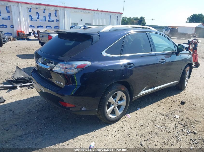 2010 Lexus Rx 350 VIN: 2T2BK1BAXAC026753 Lot: 40139577