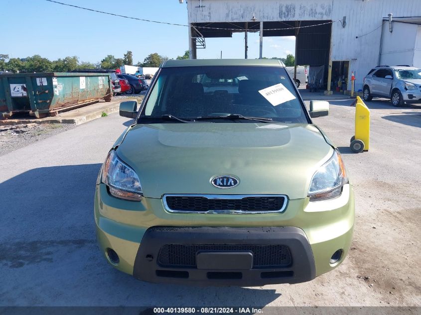 2011 Kia Soul + VIN: KNDJT2A27B7309756 Lot: 40139580