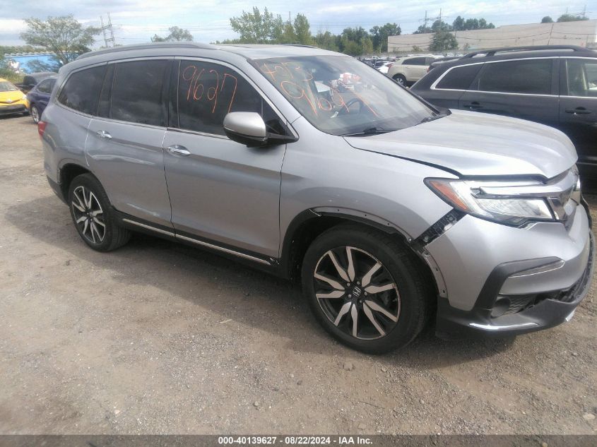 2022 Honda Pilot Awd Touring 7 Passenger VIN: 5FNYF6H60NB013465 Lot: 40139627