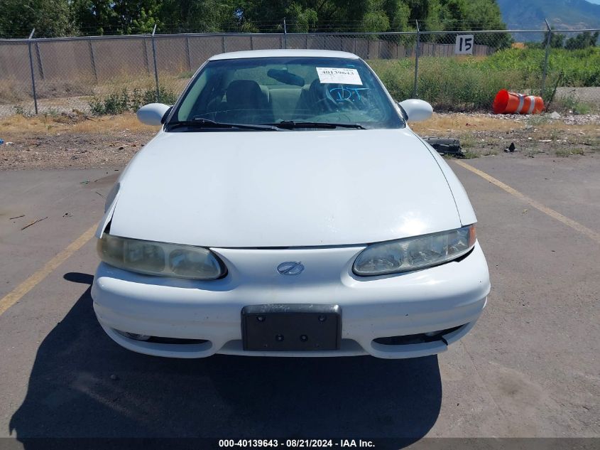 2000 Oldsmobile Alero Gl2 VIN: 1G3NL52T9YC423588 Lot: 40139643