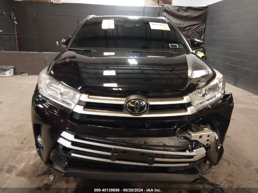 2019 Toyota Highlander Xle VIN: 5TDJZRFH9KS598021 Lot: 40139656