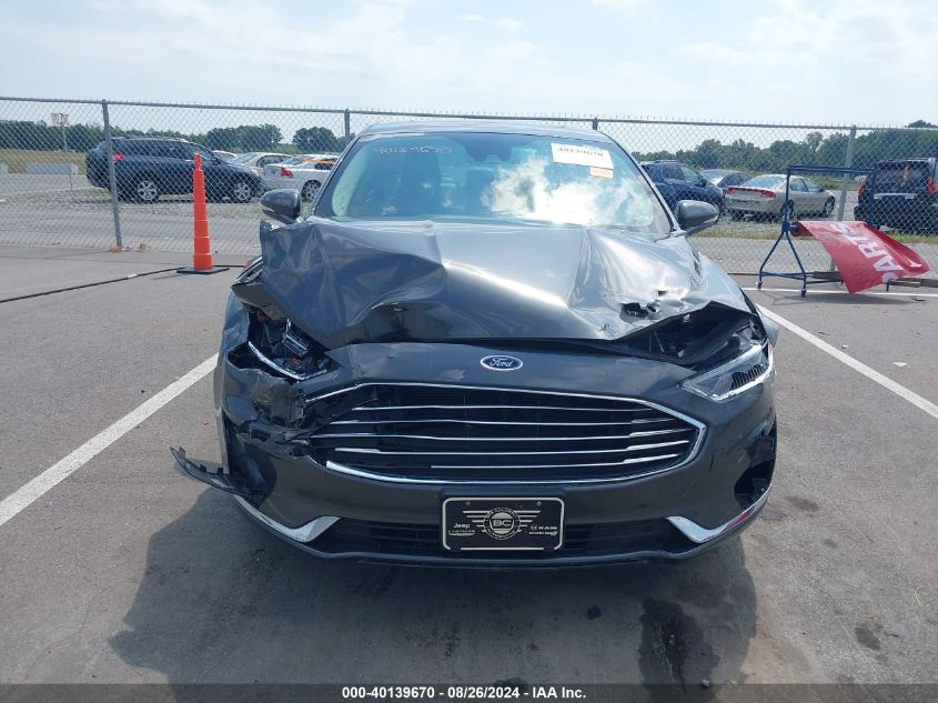 2019 Ford Fusion Sel VIN: 3FA6P0CD4KR269471 Lot: 40139670