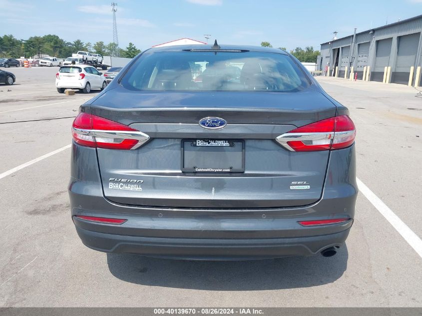 2019 Ford Fusion Sel VIN: 3FA6P0CD4KR269471 Lot: 40139670