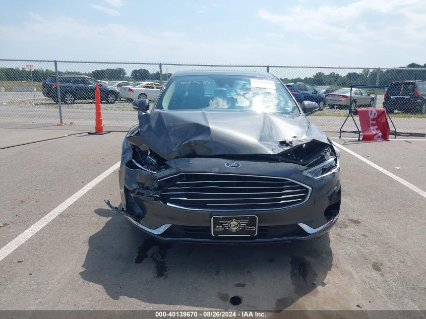 2019 Ford Fusion Sel VIN: 3FA6P0CD4KR269471 Lot: 40139670