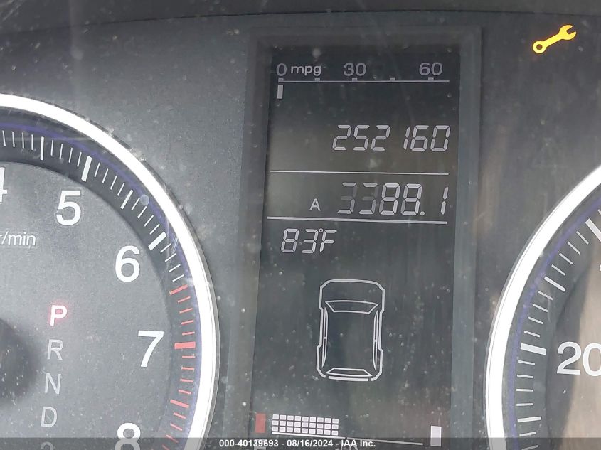 2008 Honda Cr-V Ex-L VIN: 5J6RE48798L041880 Lot: 40139693