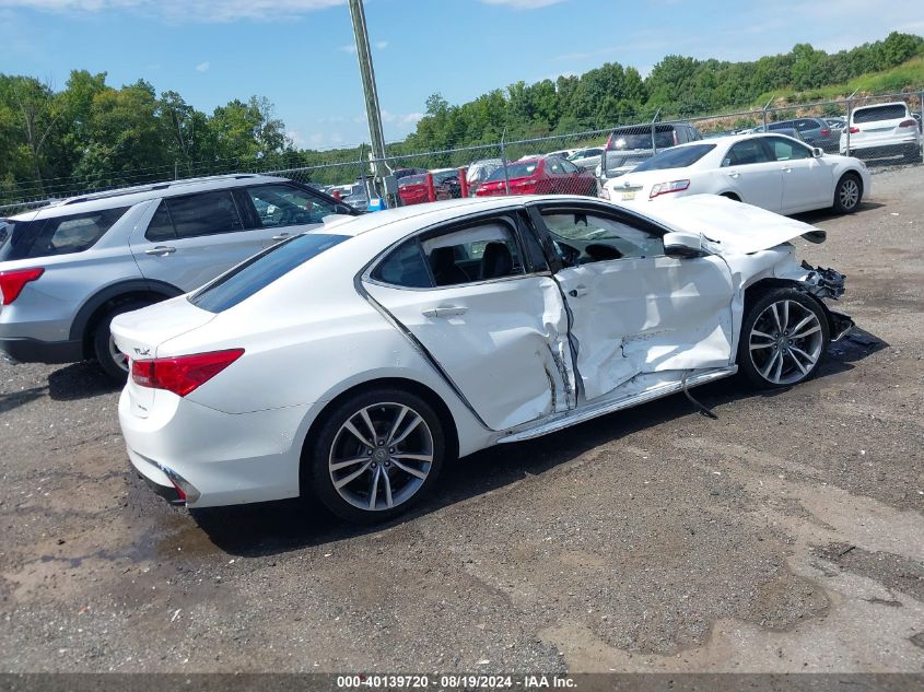 2019 Acura Tlx Tech Pkg VIN: 19UUB3F43KA004307 Lot: 40139720