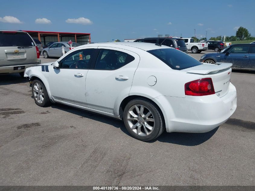 2012 Dodge Avenger R/T VIN: 1C3CDZBG0CN200565 Lot: 40139736