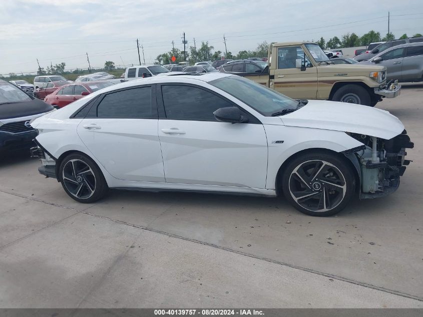 VIN KMHLR4AF9MU190405 2021 HYUNDAI ELANTRA N LINE