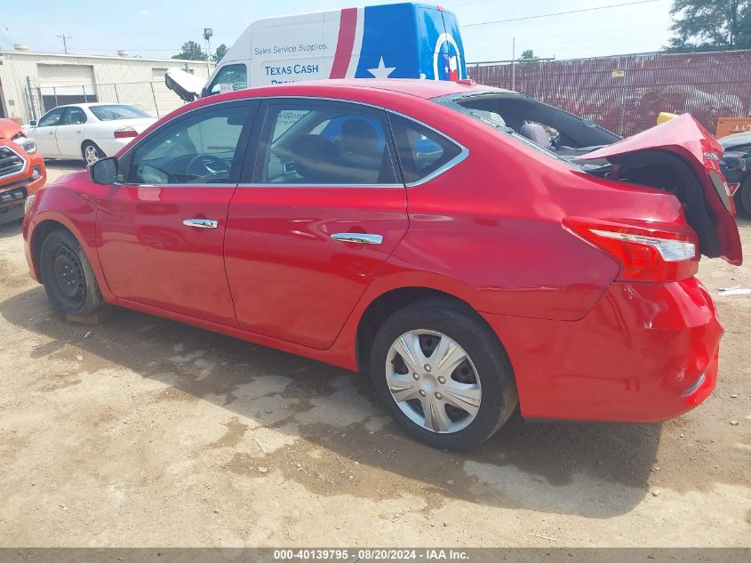 2017 Nissan Sentra Sv VIN: 3N1AB7AP4HL676343 Lot: 40139795