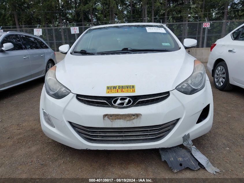 2013 Hyundai Elantra Limited VIN: 5NPDH4AE8DH259680 Lot: 40139817