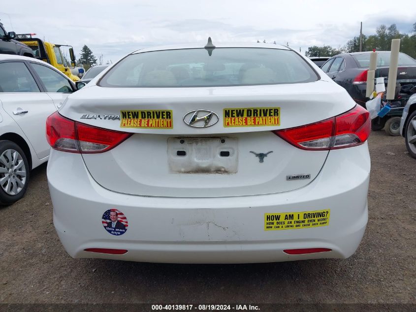 2013 Hyundai Elantra Limited VIN: 5NPDH4AE8DH259680 Lot: 40139817