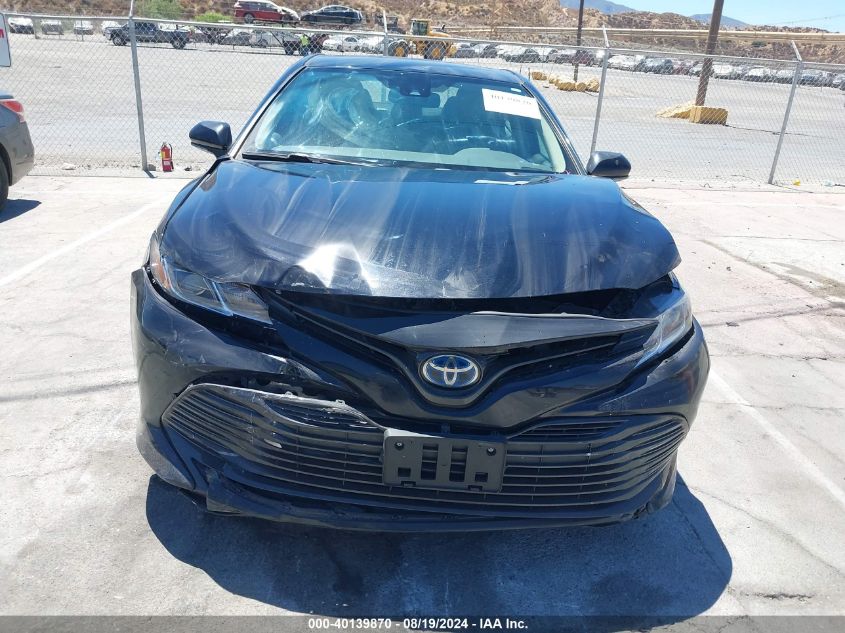 2019 Toyota Camry Hybrid Le VIN: 4T1B31HK9KU513119 Lot: 40139870