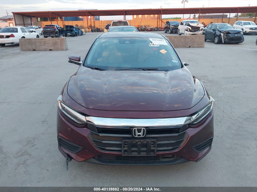 2019 Honda Insight Touring VIN: 19XZE4F98KE027866 Lot: 40139882