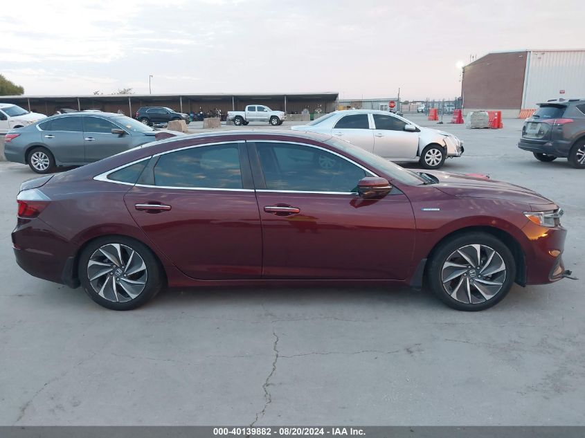 2019 Honda Insight Touring VIN: 19XZE4F98KE027866 Lot: 40139882