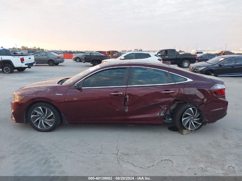 2019 Honda Insight Touring VIN: 19XZE4F98KE027866 Lot: 40139882