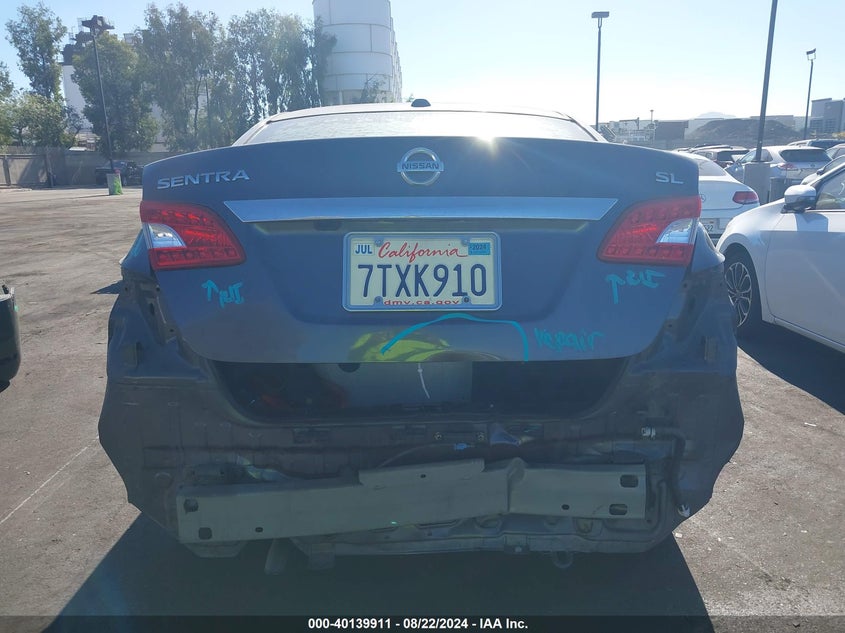 2015 Nissan Sentra Sl VIN: 3N1AB7AP3FY323284 Lot: 40139911