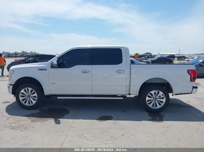 2015 FORD F-150 LARIAT - 1FTEW1CG1FFC93545