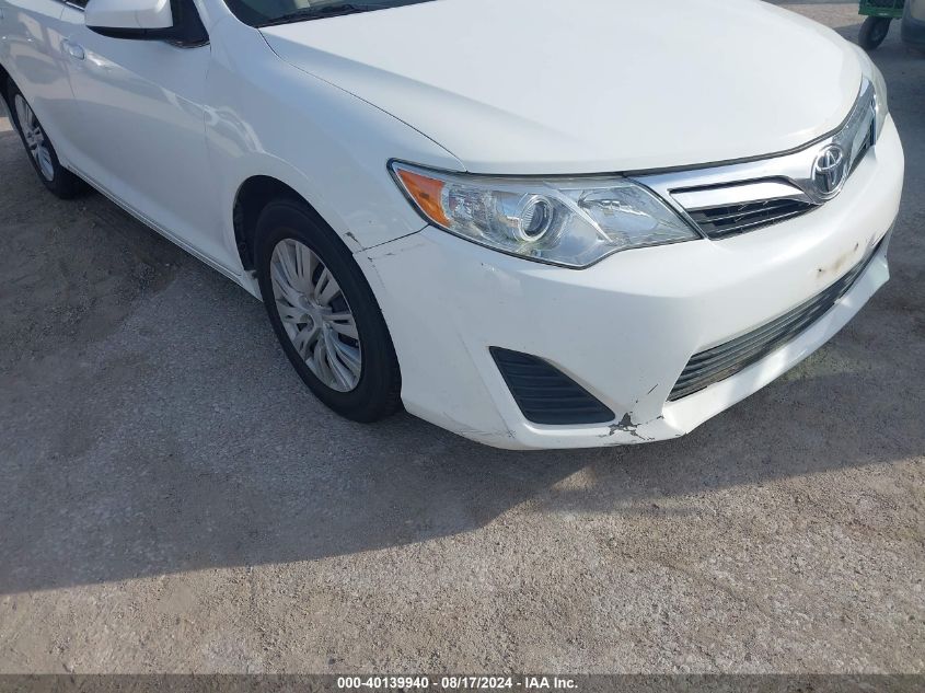 2012 Toyota Camry Le VIN: 4T1BF1FK0CU557537 Lot: 40139940