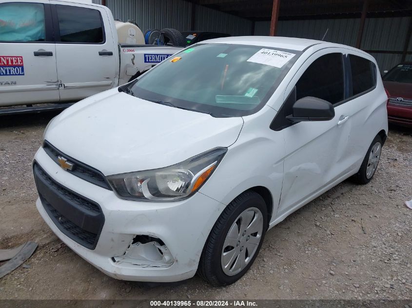 2016 Chevrolet Spark Ls VIN: KL8CB6SA9GC634344 Lot: 40139965