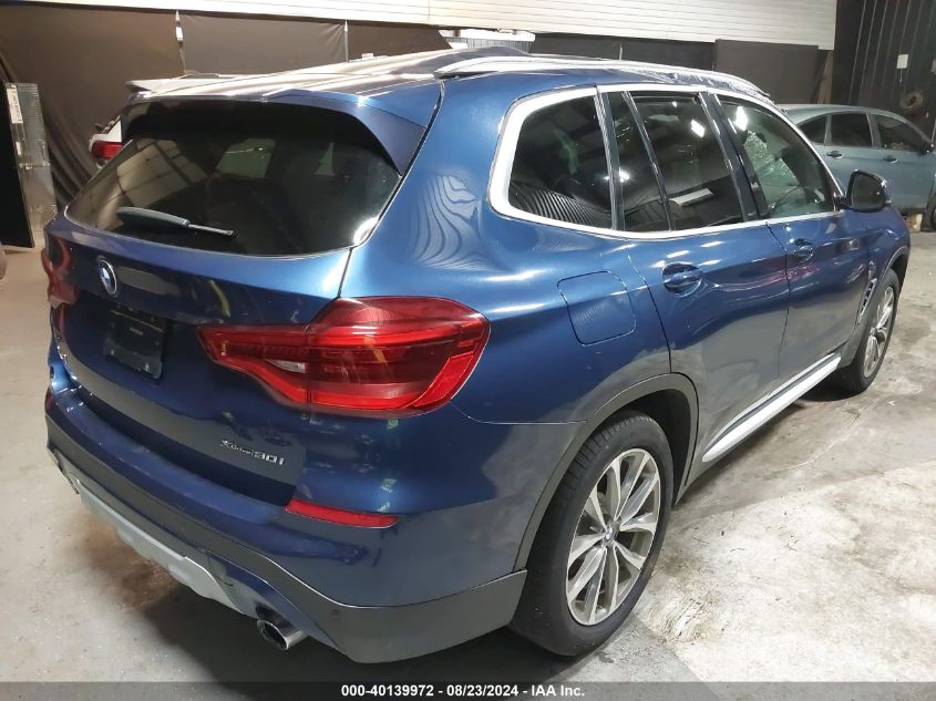 2019 BMW X3 XDRIVE30I - 5UXTR9C54KLP87680