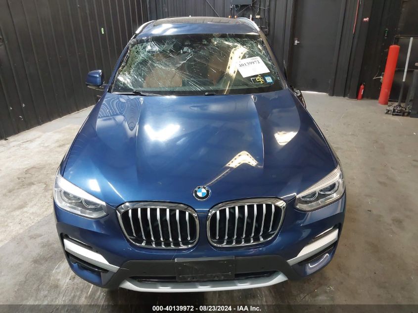 2019 BMW X3 XDRIVE30I - 5UXTR9C54KLP87680