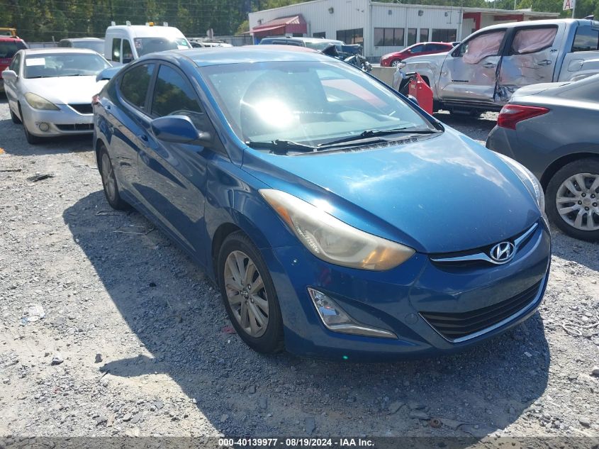 2014 Hyundai Elantra Se VIN: KMHDH4AE2EU144804 Lot: 40139977