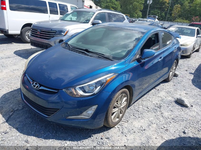 2014 Hyundai Elantra Se VIN: KMHDH4AE2EU144804 Lot: 40139977