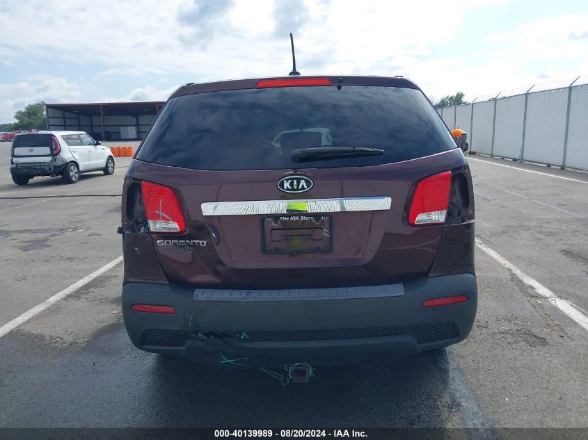 2013 Kia Sorento Lx VIN: 5XYKT3A1XDG325442 Lot: 40139989