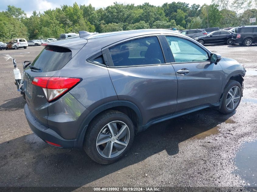 2022 Honda Hr-V Awd Ex-L VIN: 3CZRU6H75NM728864 Lot: 40139992