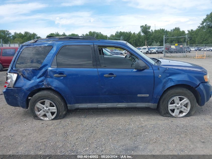 2008 Ford Escape Hev VIN: 1FMCU59H18KA02083 Lot: 40140002