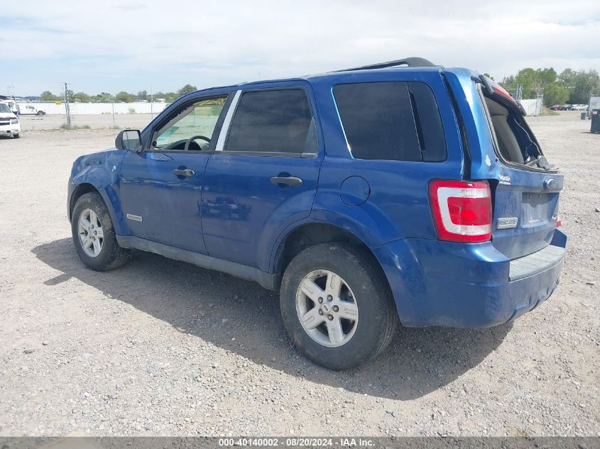 2008 Ford Escape Hev VIN: 1FMCU59H18KA02083 Lot: 40140002