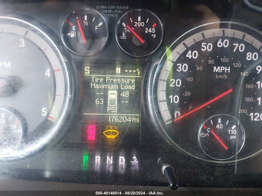 2011 Ram Ram 2500 Laramie VIN: 3D7UT2HLXBG600967 Lot: 40140014